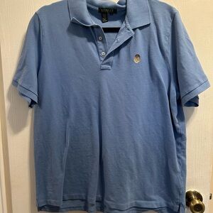Lauren Ralph Lauren Light Blue Short Sleeve Polo Tee